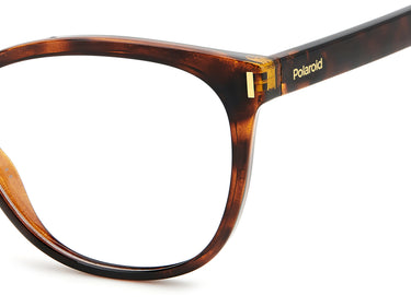 Premium Women Polaroid Eyeglasses: PLD D463 - Havana - SpecSMART Eye Clinic (Zoom View)